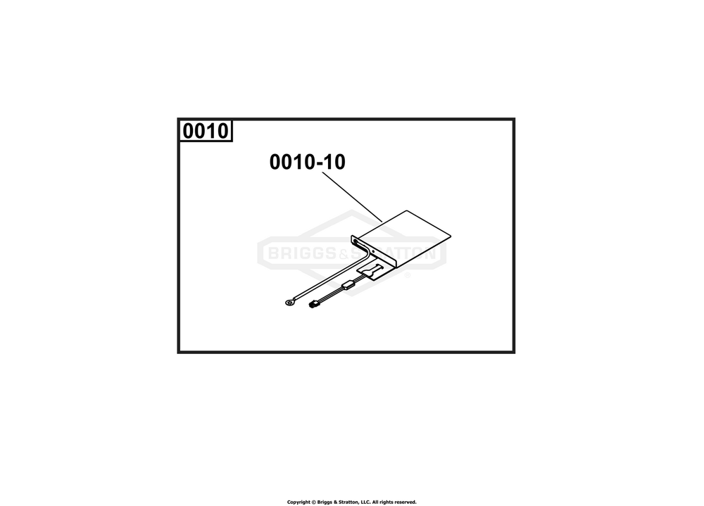 6182-00 - Battery Warmer / Battery Warmer Diagram and Parts List for 040746-00  Briggs and Stratton Generator